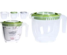 Lumarko Miska do miksowania su dangteliu, indas su miarką, 2200 ml