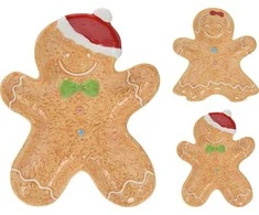 Mondex Serviravimo lėkštė Gingerbread Cookie 22x19x3cm