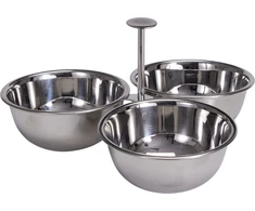 Mondex NACZYNIE NA PRZEKĄSKI 200X115 3 MISKI