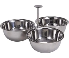 Mondex NACZYNIE NA PRZEKĄSKI 200X115 3 MISKI