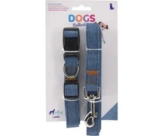 Pets Collection Mondex ŠUNIUI APYKLĖ SU DŽINSINIU PAVADŽIU