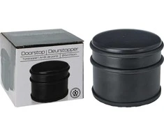 Excellent Houseware Stoperis durims, juodas, 9 cm