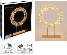 Mondex OKRĄG LED NA PODSTAWIE 42 CM CIEPŁA BALTA