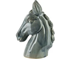 Mondex ORAN Žalias Figura koń 17x10,5x24 cm