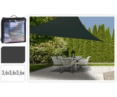 Ambiance ProGarden Uždanga, tamsiai pilkos spalvos, 3,6x3,6x3,6m, trikampė
