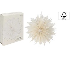 Kalėdinė dekoracija Christmas Gifts 3D DEKORATYVINĖ POPIERINĖ ŽVAIGŽDĖ 50CM BALTA