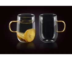 Affek Design PETER 2 termo puodelių rinkinys, 400 ml, 10,5 x 7,2 x 11 cm, pilkas