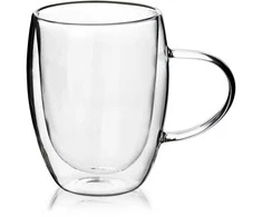 Mondex PETER Boro stiklinis puodelis 380 ml 8,2 x 5,4 x 12 cm