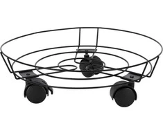 Mondex ProGarden Vazonų stovas su ratais 31,5 cm juodas