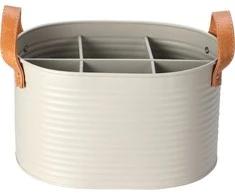 Home Styling Collection Butelių dėžė Metalinė Pilka 6 buteliams