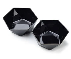 Affek Design RALPH Juodas Komplet 2 miseczek 15,5x17x7cm 750ml