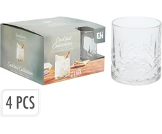 Mondex Rinkinys 4 SZKLANEK DO NAPOJÓW 350 ML