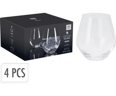 Mondex Rinkinys 4 SZKLANEK DO WODY 400 ML