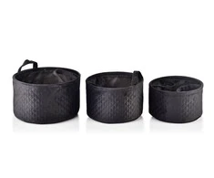 Mondex „Affek Design“ „Afek Design“ SARA BLACKKINKAS FRELETE 3 COS I30xA18cm, M27xA16cm, P24xA14cm