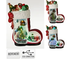 Mondex SCENKA ŚWIĄTECZNA LED 37 CM 2 WARIANTY