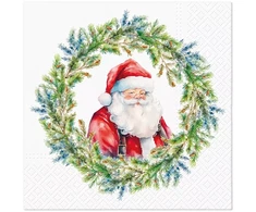 Mondex Serwetki 33x33 Joyful Claus Circle20szt