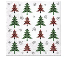 Mondex Serwetki 33x33 Raudona i žalia choinki 20szt