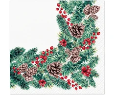 Paw Winter Branches popierinės servetėlės 33 x 33 cm 20 vnt