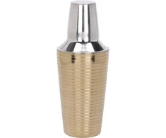 Dekoracja Domu Steel Nerūdijančio plieno gėrimų plaktuvas, auksinis, 500 ml