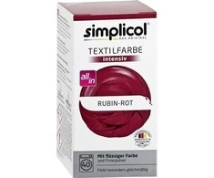 Mondex SIMPLICOL Barwnik do tkanin INTENSIV RUBIN-Raudonas 560g