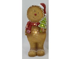Affek Design Mondex Since 1986 SANTA LILA Figura LED 19,5x13,5x43,5 cmCIASTEK