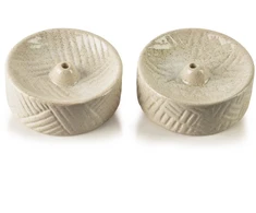 Mondex Since 1986 2 smilkalinių rinkinys, 7x7x3cm, smėlio spalvos
