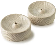 Mondex Since 1986 2 smilkalinių rinkinys, 7x7x3cm, smėlio spalvos