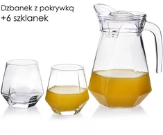 Hendi Mondex Since 1986 ADEL Komplektas – ąsotis ir 6 stiklinės 1,4 l ir 6x330 ml