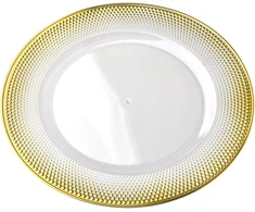 Mondex Since 1986 BLANCHE CLEAR Apatinė dekoratyvinė detalė su auksu 33x1,5 cm