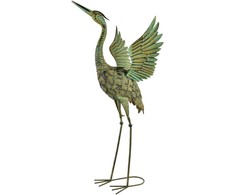 Mondex Since 1986 CEDRIC Metalinė figūrėlė HERON 45.5x38x95cm išskleidę sparnus