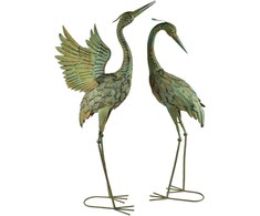 Mondex Since 1986 CEDRIC Metalinė figūrėlė HERON 45.5x38x95cm išskleidę sparnus