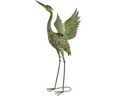 Mondex Since 1986 CEDRIC Metalinė figūrėlė HERON 45.5x38x95cm išskleidę sparnus