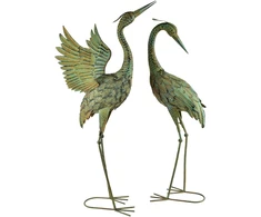 Mondex Since 1986 CEDRIC Metalinė figūrėlė HERON 45.5x38x95cm išskleidę sparnus