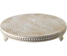 Mondex Since 1986 DAZ dekoratyvinė lėkštė 30x30x6cm paauksuota mandala