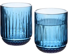 Mondex Since 1986 ELISE Mėlynas 4 stiklinių rinkinys 260 ml 7,5 x 7,5 x 9,4 cm
