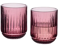 „Mondex Since 1986 ELISE PURPLE“ 4 stiklinių rinkinys, 260 ml, 7,5 x 7,5 x 9,4 cm