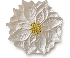 Mondex Since 1986 FLOWIE Lėkštė 31,5x31,5x3,6cm balta