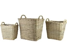 Mondex Since 1986 GUSTAV 3 vnt. pintų užvalkalų rinkinys 56x42x46/43x42x40/32x23x21 cm