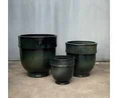 Mondex Since 1986 HEVRA Komplet 3 osłonek ceramicznych 43x43x44cm, 34x34x35cm, 24x24x25cm