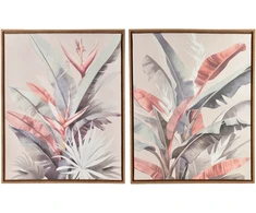 Mondex Since 1986 INGA 2 paveikslų rinkinys 40x50cm rožinė sterlicia