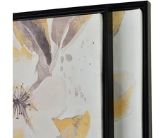 Mondex Since 1986 INGA 2 paveikslų rinkinys 50x70cm auksinės gėlės 2