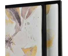 Mondex Since 1986 INGA 2 paveikslų rinkinys 50x70cm auksinės gėlės 2