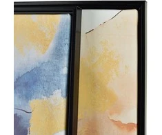 Mondex Since 1986 INGA 2 paveikslų rinkinys 50x70cm auksinės gėlės