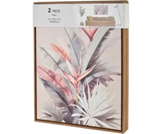 Mondex Since 1986 INGA 2 paveikslų rinkinys 40x50cm rožinė sterlicia