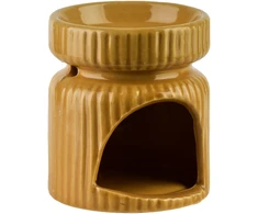 Mondex Since 1986 Kominek na olejek 6,5x6,5x8cm miodowy prążki