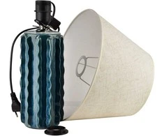 Mondex Since 1986 LETI Pilkas Lampa stołowa 11,5x30x45cm
