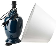 Mondex Since 1986 LETI Pilkas Lampa stołowa 17x34,5x52,5cm