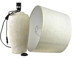 Mondex Since 1986 LETI Pilkas Lampa stołowa 17x39x63cm