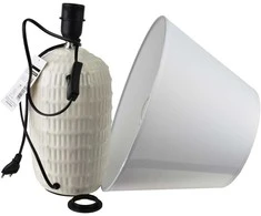 Mondex Since 1986 LETI Pilkas Lampa stołowa 15x32x47cm