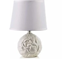 Mondex Since 1986 LETI Pilkas Lampa stołowa 13x17,5x26,5cm